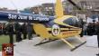Presentan helicóptero para patrullaje en San Juan de Lurigancho