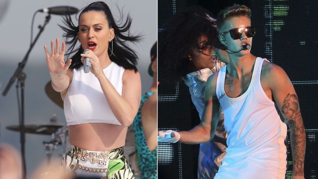 Perry es la nueva reina de Twitter al quitarle primer lugar a Bieber. (AP/EFE)