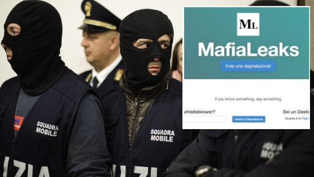 MafiaLeaks garantiza anonimato a los denunciantes. (AFP/Internet)