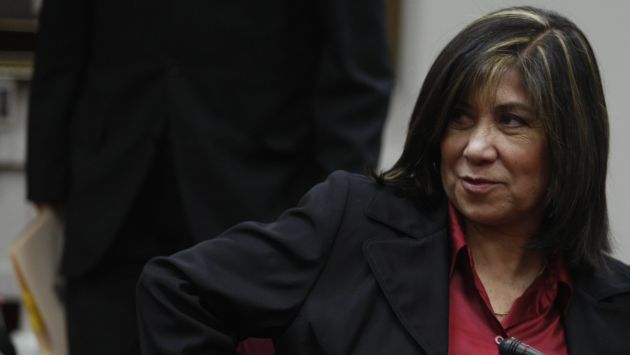 Martha Chávez sigue en su puesto pese a la protestas de los organismos de derechos humanos. (Perú21)