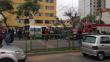 Breña: Ocho heridos por choque entre combi y automóvil
