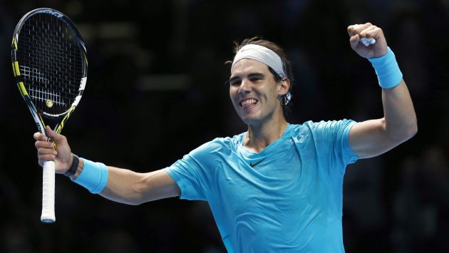 Nadal venció al suizo Wawrinkas y pasó a semifinales del Masters de Londres. (AP)