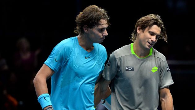 Rafael Nadal y David Ferrer realizarán una gira por Sudamérica. (AFP)