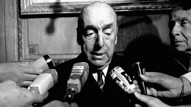 Pablo Neruda en una imagen de 1971. (AP)