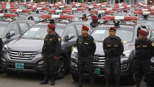 Ollanta Humala presentó nuevos vehículos. (Mario Zapata)