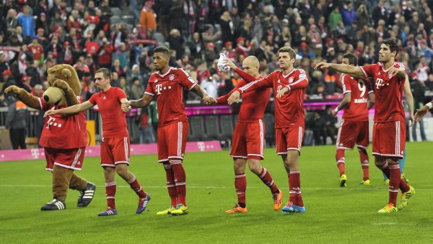 Bayern Múnich es demoledor en la Bundesliga y la Champions League. (AFP)