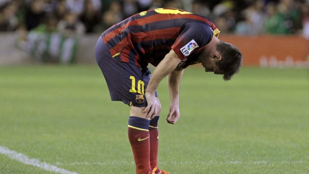 Lionel Messi ha sufrido varias dolencias musculares. (EFE)