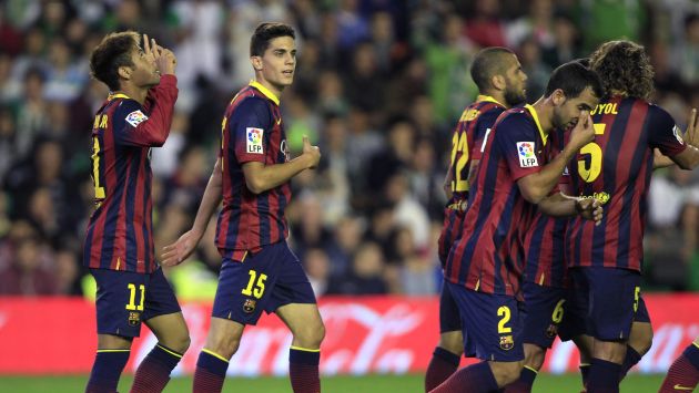 Neymar sigue marcando goles con la camiseta del Barcelona. (Reuters)