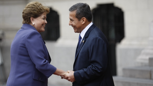 LA COPIA. Humala busca traer al Perú la política social de Brasil. (Luis Gonzales)