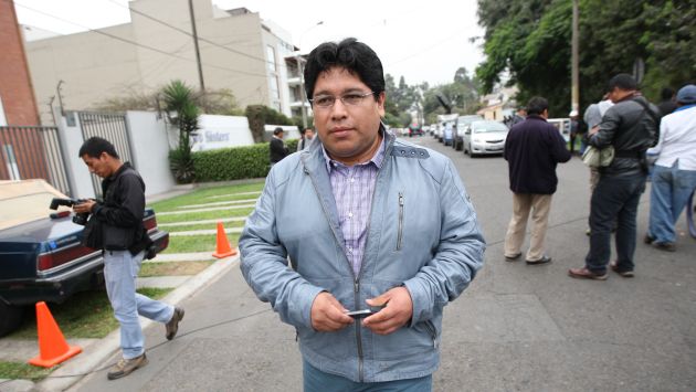 Rennán Espinoza espera que el Pleno del Parlamento ratifique decisión. (Perú21)
