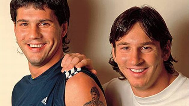 Matías Messi y Lionel Messi. (Internet)
