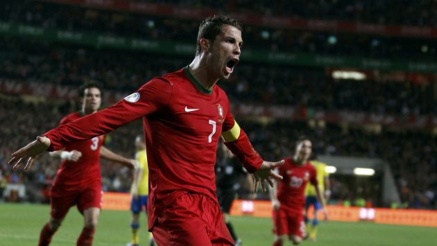 Cristiano Ronaldo le dio el triunfo a Portugal sobre Suecia. (Reuters)