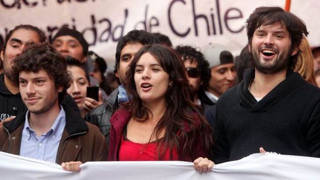 Exdirigentes estudiantiles encabezaron las protestas contra el gobierno de Sebastián Piñera en 2011. (EFE)