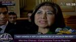 Martha Chávez apunta contra la CVR. (Canal N)