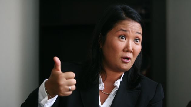 Keiko Fujimori dijo que Walter Albán no es el más indicado para dirigir el Ministerio del Interior. (Perú21)