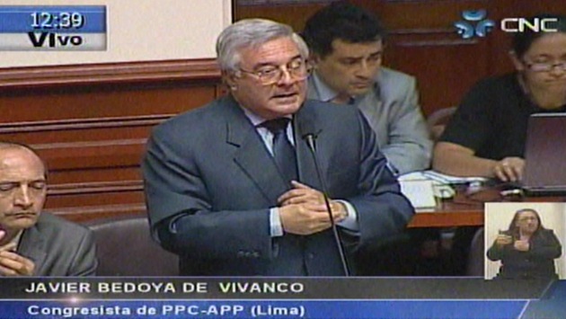 Bedoya criticó al gabinete Villanueva. (Canal N)