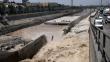 Anuncian que río volverá a inundar la obra Vía Parque Rímac