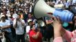San Martín: Marchan en defensa de obra de agua en Tocache 