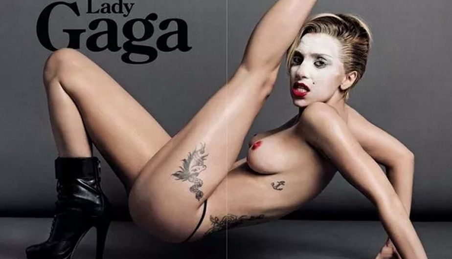 La polémica cantante Lady Gaga posó desnuda para la publicación de noviembre de la revista GQ Italia. (Revista GQ)
