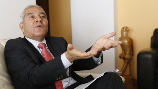 Wilfredo Pedraza, exministro del Interior, conversó con Perú21. (Luis Gonzales)
