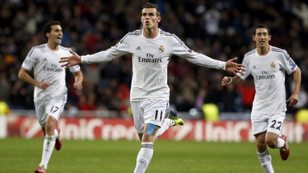 Bale marcó de tiro libre. Los pupilos de Carlo Ancelotti sellaron su clasificación como primeros en el grupo B. (Reuters)