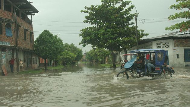 Las inundaciones son producto del cambio climático, según PNUD. (Perú21)