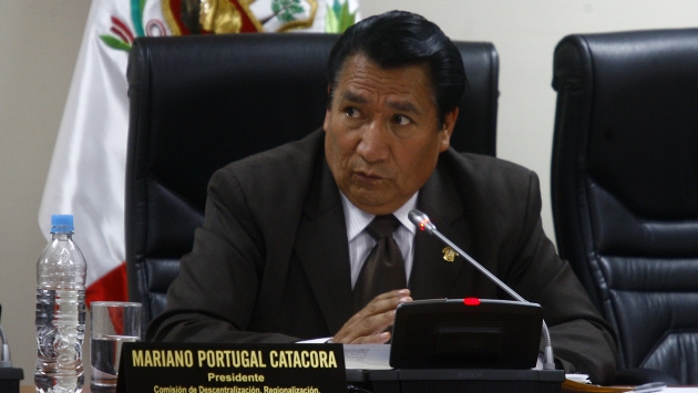 Mariano Portugal dice que el Parlamento tiene mala imagen. (Perú21)