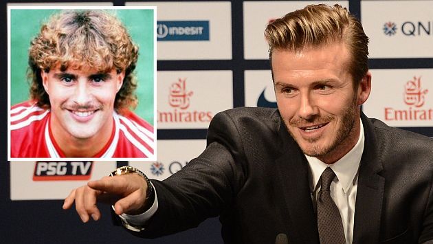 David Beckham se tuvo que masturbar viendo la foto de Clayton Blackmore. (AFP)