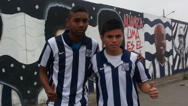 Luis Acuy Aldair Fuentes esperan debutar pronto en Alianza Lima. (Carlos Lara Porras)