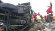 Carretera Central: Al menos 5 muertos por choque vehicular