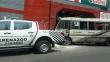Cúster de Orión se empotró contra una fachada en el Cercado de Lima