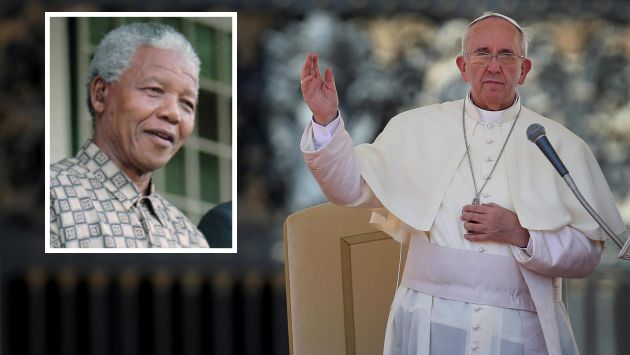 Papa lamentó muerte de Nelson Mandela. (Agencias)