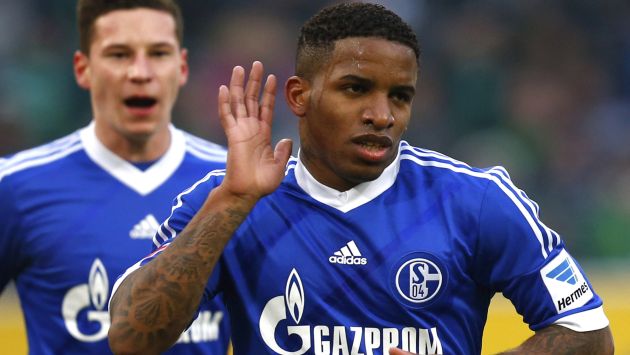 Jefferson Farfán anotó, pero el Schalke 04 perdió. (Reuters)