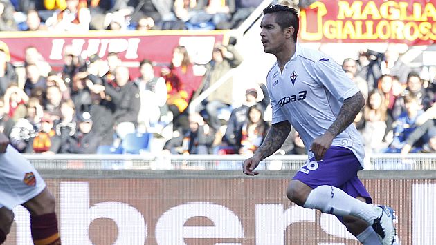 Juan Vargas anotó un golazo con la Fiorentina. (AP/Youtube)