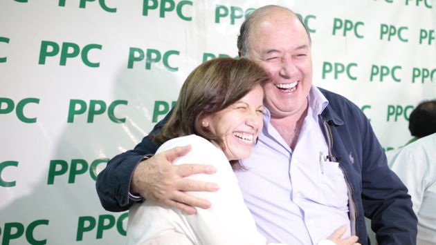 Raúl Castro y Lourdes Flores comparten la dirección del PPC. (Perú21)