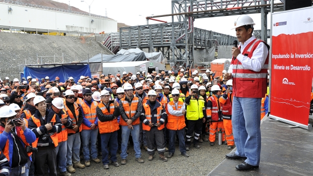 EMPLEO. Toromocho generará 2,500 puestos de trabajo directo. (Andina)