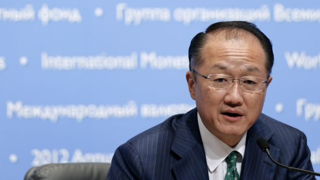 Jim Yong Kim, presidente del Banco Mundial, asegura que hay crecimiento en Estados Unidos. (Bloomberg)