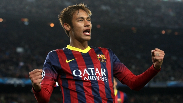 LA ROMPIÓ. Neymar Jr. tuvo una gran noche en el Camp Nou. (AFP)