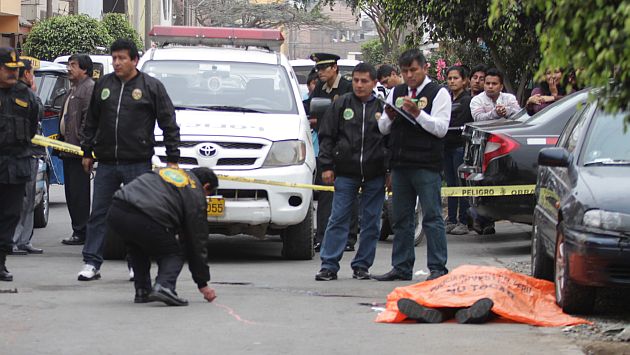 Balacera entre delincuentes deja un muerto y dos heridos en Chimbote. (USI/Referencial)