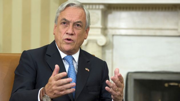 Sebastián Piñera se refirió a la notificación de la fecha en que La Haya dará a conocer fallo. (AFP)
