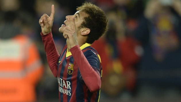 Neymar marcó doblete.  (AFP)