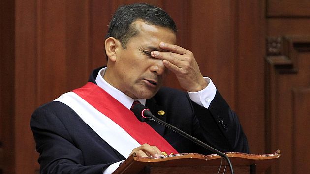 Ollanta Humala toca nuevo  fondo en su popularidad. (Reuters)