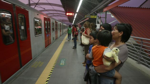 Más de 48 millones viajaron en el Metro de Lima. (USI)