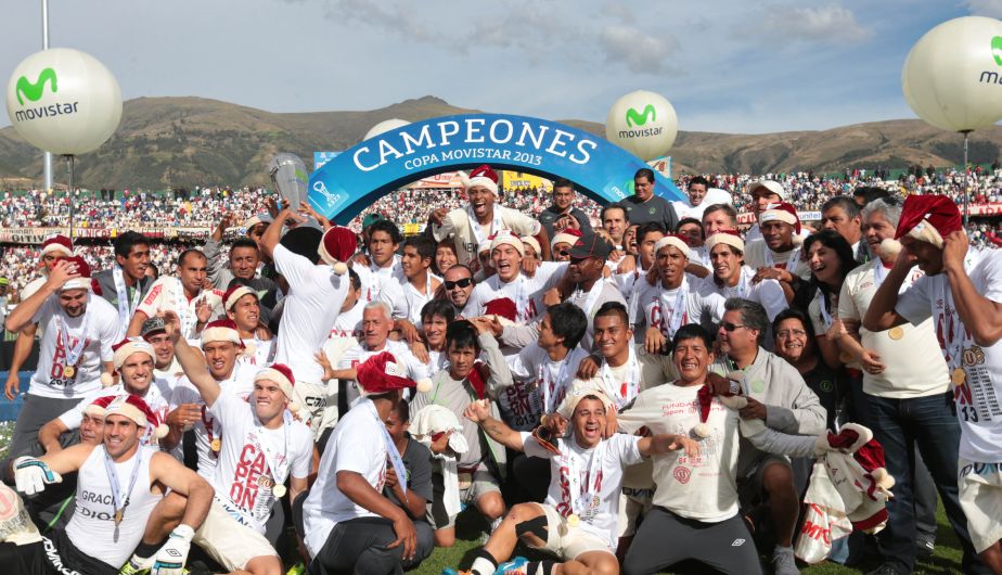 Universitario conquistó su campeonato 26 ante Real Garcilaso en la altura de Huancayo. (Andina)