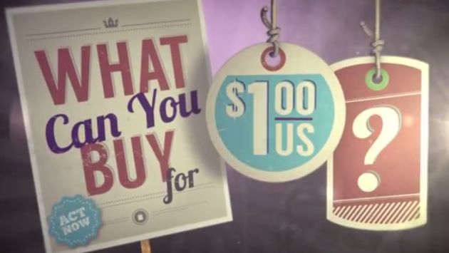 Descubre qué puedes comprar en el mundo con tan solo un dólar. (Captura de YouTube)