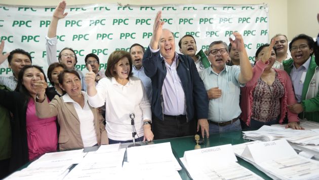 PPC es el gran ganador de las recientes elecciones en Lima. (Perú21)