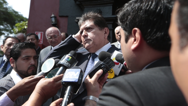 BARBAS EN REMOJO. García sostuvo que dictamen busca obstaculizar su eventual carrera electoral. (Mario Zapata)
