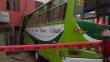 Villa El Salvador: Bus de la línea 73 choca contra casa y deja 6 heridos