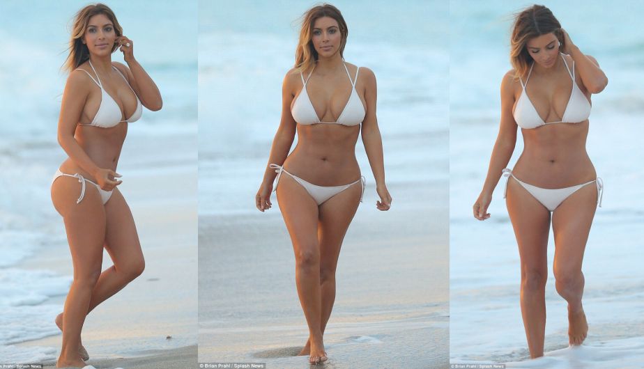 Kim Kardashian estuvo veraneando por Miami. (Internet)