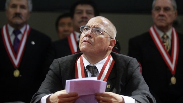 JUZGADOR. San Martín presidió la sala que condenó a 25 años de prisión a Fujimori. (Perú21)